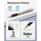 ANJAYLIA; 34pcs Art Mechanical Pencil Set in Case, 6 Drafting Pencil 0.5 0.7 0.9 2mm Lead Holder; Category:Drawing Tools & Accessories; Image:3